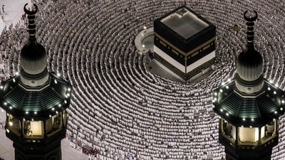 For Hajj, Muslims from around the world come together to seek God's forgiveness for past sins. (AFP) For Hajj, Muslims from around the world come together to seek God's forgiveness for past sins. (AFP)