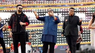 Shankar Mahadevan performed with sons Sidharth and Shivam during the closing ceremony of IPL 2025. Shankar Mahadevan performed with sons Sidharth and Shivam during the closing ceremony of IPL 2025.