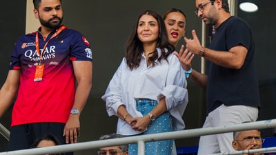 Anushka Sharma dazzles in rhinestone denim as she supports Virat Kohli at IPL 2025 final. Anushka Sharma dazzles in rhinestone denim as she supports Virat Kohli at IPL 2025 final.