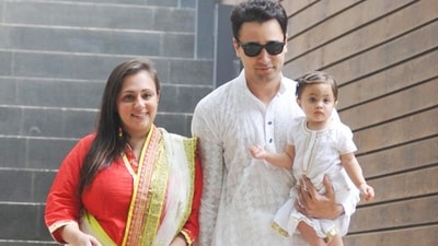Avantika Malik, Imran Khan and their daughter Imara Avantika Malik, Imran Khan and their daughter Imara
