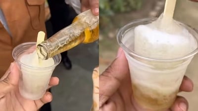 The boozy snow cone that’s breaking the internet (Photos: branded._.insaan/Instagram) The boozy snow cone that’s breaking the internet (Photos: branded._.insaan/Instagram)
