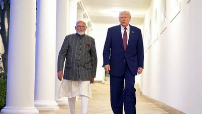 Lutnick said President Donald Trump is willing to address issues like India’s high tariff structure head-on. (In photo: PM Modi with Trump earlier this year) (Narendra Modi - X) Lutnick said President Donald Trump is willing to address issues like India’s high tariff structure head-on. (In photo: PM Modi with Trump earlier this year) (Narendra Modi - X)