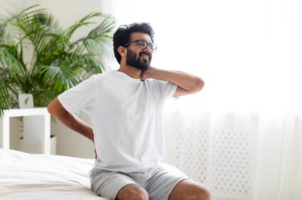Tight shoulders, stiff jaws and random backaches are not just the signs of you getting older. But they usually reflect your body's way of holding stress. (Freepik) Tight shoulders, stiff jaws and random backaches are not just the signs of you getting older. But they usually reflect your body's way of holding stress. (Freepik)