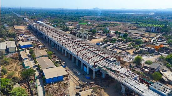 The station will have a 28,917 square metres built-up area and amenities such as a business class lounge. (Sourced)