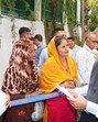 CM Sukhvinder Singh Sukhu hears people’s grievances in Sera area of Hamirpur district on Tuesday. (HT photo)
