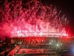 Fireworks lit up Ahmedabad’s Narendra Modi Stadium on June 3, 2025, as Royal Challengers Bengaluru celebrated their IPL triumph Fireworks lit up Ahmedabad’s Narendra Modi Stadium on June 3, 2025, as Royal Challengers Bengaluru celebrated their IPL triumph