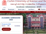 CUSAT CAT Result 2025 has been declared at cusat.ac.in, Candidates can download via direct link here. 