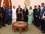 The multi-party delegation of India, led by NCP-SP MP Supriya Sule, with Minister of Foreign Affairs of Egypt Badr Abdelatty, during a meeting in Egypt. The delegation is on a visit to Qatar, South Africa, Ethiopia and Egypt to convey India's message on terror.