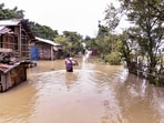 Road, train and ferry services continued to be affected in several parts of Assam. Road, train and ferry services continued to be affected in several parts of Assam.