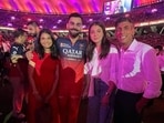 Rishi Sunak and Akshata Murty with Virat Kohli, Anushka Sharma.