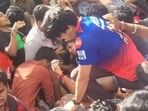 At least ten people died in a stampede outside Chinnaswamy stadium in Bengaluru. 