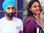 YouTubers Jasbir Singh and Jyoti Malhotra