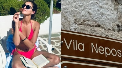Ananya Panday and her friends are relaxing at Vila Nepos in Croatia. Ananya Panday and her friends are relaxing at Vila Nepos in Croatia.