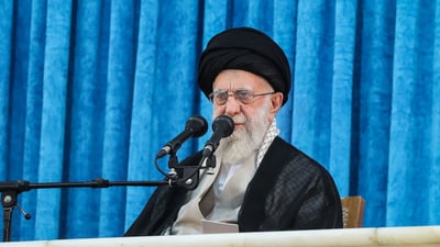 "Independence means not waiting for the green light from America and the likes of America," said Khamenei. (AFP) "Independence means not waiting for the green light from America and the likes of America," said Khamenei. (AFP)