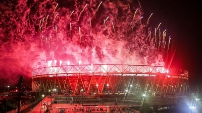 Fireworks lit up Ahmedabad’s Narendra Modi Stadium on June 3, 2025, as Royal Challengers Bengaluru celebrated their IPL triumph (AFP) Fireworks lit up Ahmedabad’s Narendra Modi Stadium on June 3, 2025, as Royal Challengers Bengaluru celebrated their IPL triumph (AFP)