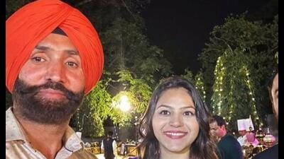 Jasbir Singh seen with another YouTuber Jyoti Malhotra. who was arrested from Hisar in espionage case. Jasbir went to Pakistan in 2020, 2021. (Sourced) Jasbir Singh seen with another YouTuber Jyoti Malhotra. who was arrested from Hisar in espionage case. Jasbir went to Pakistan in 2020, 2021. (Sourced)