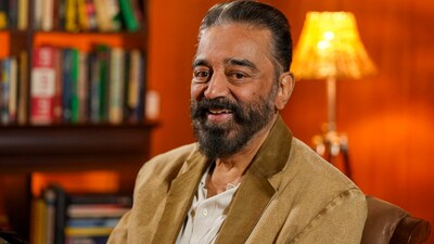 The Karnataka High Court on Tuesday strongly criticised Kamal Haasan for his recent remarks on the Kannada language, while hearing a petition filed by him to ensure the smooth release of his film Thug Life in the state. (PTI/Atul Yadav) The Karnataka High Court on Tuesday strongly criticised Kamal Haasan for his recent remarks on the Kannada language, while hearing a petition filed by him to ensure the smooth release of his film Thug Life in the state. (PTI/Atul Yadav)