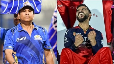 Sachin Tendulkar had a message for Virat Kohli after the latter lifted the IPL title on Tuesday (ANI/AFP) Sachin Tendulkar had a message for Virat Kohli after the latter lifted the IPL title on Tuesday (ANI/AFP)