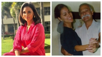 Lara Dutta posted a heartwarming note remembering her late father L K Dutta on Wednesday, Lara Dutta posted a heartwarming note remembering her late father L K Dutta on Wednesday,
