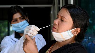 Most of the infected patients have presented with mild symptoms (Photo by Sunil Ghosh / Hindustan Times) Most of the infected patients have presented with mild symptoms (Photo by Sunil Ghosh / Hindustan Times)
