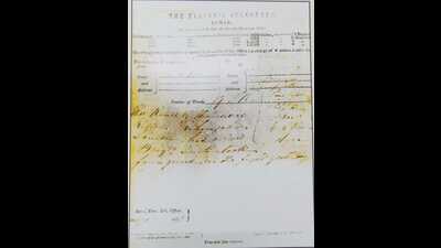Original telegram sent by Major R. Hamilton from Gwalior to Lord Canning in Calcutta on June 18, 1858, informing him about the death of Rani Lakshmibai, preserved at the Regional Archives, Prayagraj. (Sourced) Original telegram sent by Major R. Hamilton from Gwalior to Lord Canning in Calcutta on June 18, 1858, informing him about the death of Rani Lakshmibai, preserved at the Regional Archives, Prayagraj. (Sourced)