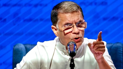 On PM Modi, Congress leader Pawan Khera said, "Their organisation's history is that of cowardice." (AICC) On PM Modi, Congress leader Pawan Khera said, "Their organisation's history is that of cowardice." (AICC)