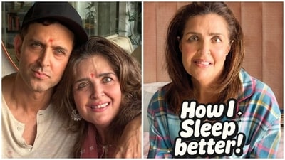Hrithik Roshan's sister Sunaina Roshan spoke about her 5-step nighttime routine in a new video. (Instagram/ Sunaina Roshan) Hrithik Roshan's sister Sunaina Roshan spoke about her 5-step nighttime routine in a new video. (Instagram/ Sunaina Roshan)