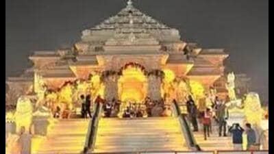 The ceremony comes amid rapid transformation in Ayodhya, where development projects worth more than ₹32,000 crore have been executed in the last eight years (Sourced) The ceremony comes amid rapid transformation in Ayodhya, where development projects worth more than ₹32,000 crore have been executed in the last eight years (Sourced)