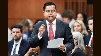 The changes are part of the larger Strong Borders Act, proposed by Canada’s Minister of Public Safety Gary Anandasangaree in parliament on Tuesday. (REUTERS) The changes are part of the larger Strong Borders Act, proposed by Canada’s Minister of Public Safety Gary Anandasangaree in parliament on Tuesday. (REUTERS)