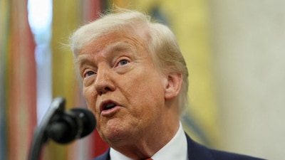 The steel and aluminium imports, which were previously taxed at 25 per cent, were doubled after an executive proclamation signed by Trump late Tuesday. (REUTERS)
