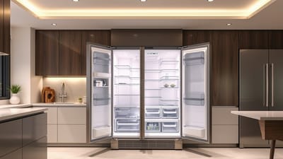 Choose a high capacity fridge and never run out of storage space. Choose a high capacity fridge and never run out of storage space.