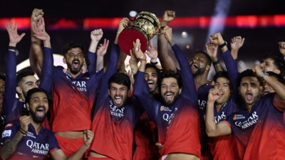 RCB won their maiden IPL trophy on Tuesday RCB won their maiden IPL trophy on Tuesday