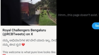 RCB faced criticism for posting a video after a stampede killed 11; the tweet was later deleted following massive online outrage. (X) RCB faced criticism for posting a video after a stampede killed 11; the tweet was later deleted following massive online outrage. (X)