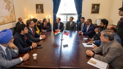 The all-party delegation led by Shashi Tharoor held candid and fruitful exchanges with House Foreign Affairs Committee (HFAC) leadership. (X/@IndianEmbassyUS)