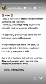 Gurmeet shared an update with his fans and followers. Gurmeet shared an update with his fans and followers.