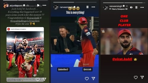 Celebs penned notes on Instagram Stories. Celebs penned notes on Instagram Stories.