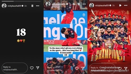 Vicky Kaushal praised Virat too. Vicky Kaushal praised Virat too.