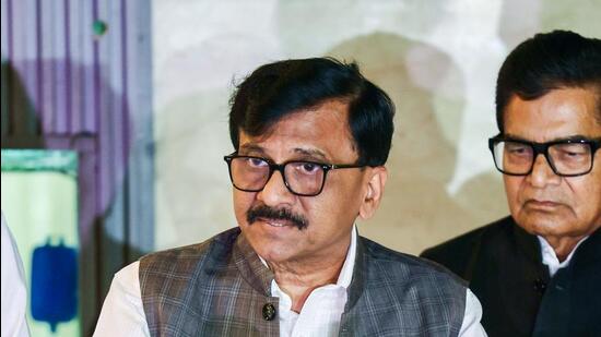 New Delhi, Jun 03 (ANI): Shiv Sena (Uddhav Balasaheb Thackeray) MP Sanjay Raut speaks to the media after the meeting of the INDIA alliance, at the Constitution Club in New Delhi on Tuesday. (ANI Photo) (ANI Picture Service)