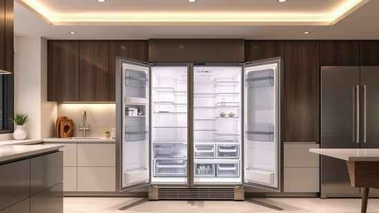 Choose a high capacity fridge and never run out of storage space.
