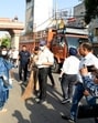 Kurukshetra deputy commissioner Neha Singh during the cleanliness drive from Pipli Geeta Dwar to Sector 10 on Wednesday. (HT Photo) Kurukshetra deputy commissioner Neha Singh during the cleanliness drive from Pipli Geeta Dwar to Sector 10 on Wednesday. (HT Photo)