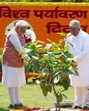 PM Modi also highlighted the importance of reforesting the Aravalli range under the Aravalli Green Wall project. (Narendra Modi | Official X account) PM Modi also highlighted the importance of reforesting the Aravalli range under the Aravalli Green Wall project. (Narendra Modi | Official X account)