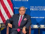 Congress MP Shashi Tharoor is leading an all-party delegation to the US. Congress MP Shashi Tharoor is leading an all-party delegation to the US.