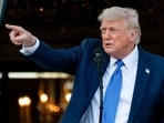 US President Donald Trump on the Truman balcony during a Summer soiree on the South Lawn of the White House in Washington, DC, on Wednesday, US President Donald Trump on the Truman balcony during a Summer soiree on the South Lawn of the White House in Washington, DC, on Wednesday,
