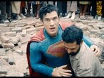 David Corenswet in a still from the new trailer of Superman. David Corenswet in a still from the new trailer of Superman.