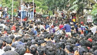 Eleven people were crushed to death and another 47 injured outside the M Chinnaswamy stadium on Wednesday evening. Eleven people were crushed to death and another 47 injured outside the M Chinnaswamy stadium on Wednesday evening.