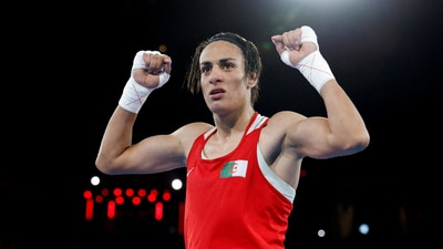Imane Khelif is once again the in the spotlight. (REUTERS)