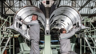 As per the deal, the first fuselage sections are expected to roll off the assembly line in 2028. (HT photo) As per the deal, the first fuselage sections are expected to roll off the assembly line in 2028. (HT photo)
