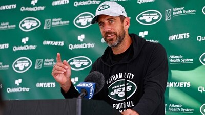 Aaron Rodgers is yet to announce his decision about his future in the NFL (Getty Images via AFP)