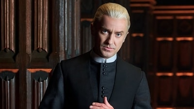 Tom Felton is set to reprise his role as Draco Malfoy in Broadway's Harry Potter and the Cursed Child (X) Tom Felton is set to reprise his role as Draco Malfoy in Broadway's Harry Potter and the Cursed Child (X)