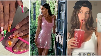 Celebrities like Megan Thee Stallion, Laura Harrier and Hailey Bieber are embracing the look with glowing blushes and playful guava-pink nails. Celebrities like Megan Thee Stallion, Laura Harrier and Hailey Bieber are embracing the look with glowing blushes and playful guava-pink nails.